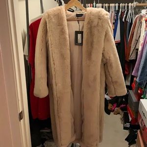 BRAND NEW! Pretty little thing fur coat